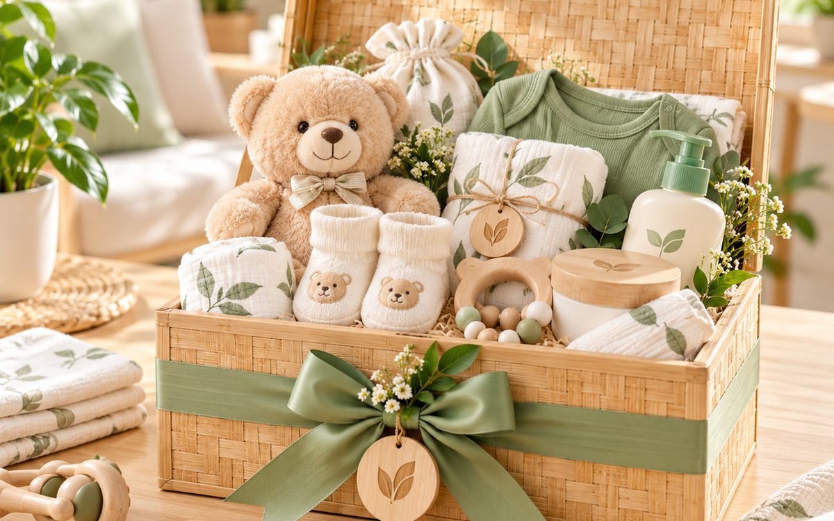 Hộp quà tặng cho mẹ và bé